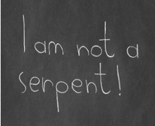 “I am not a serpent!” said Alice indignantly. “Let me alone!” Cyprus Venice Biennale